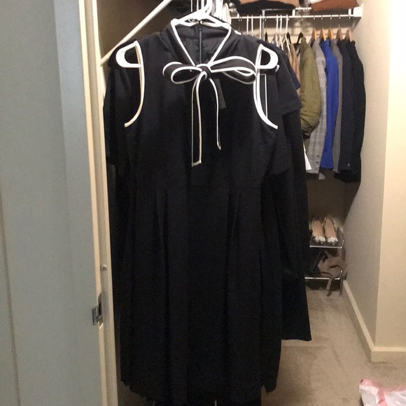 j crew tie neck dress